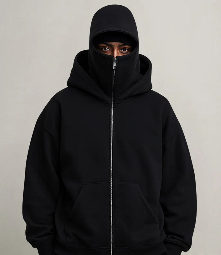 Ninja - Einzigartiger Hoodie mit Doppellage
