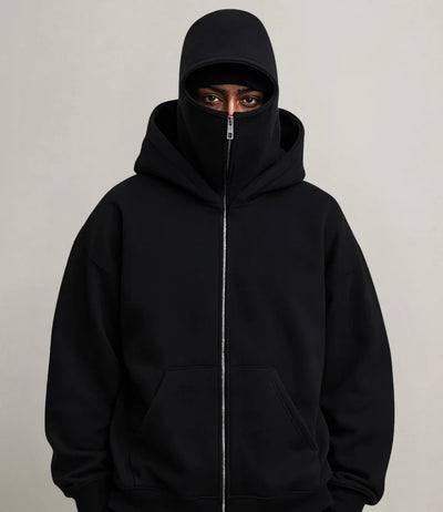 Ninja - Einzigartiger Hoodie mit Doppellage
