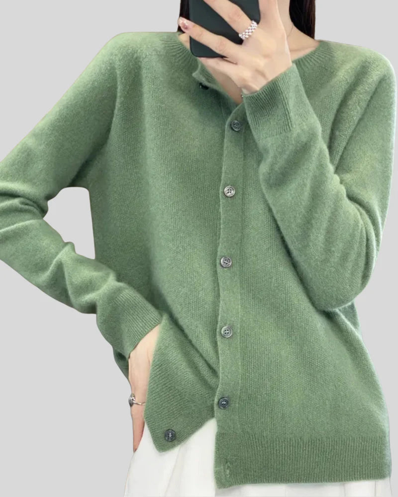 Lena - Gestrickter Wollpullover