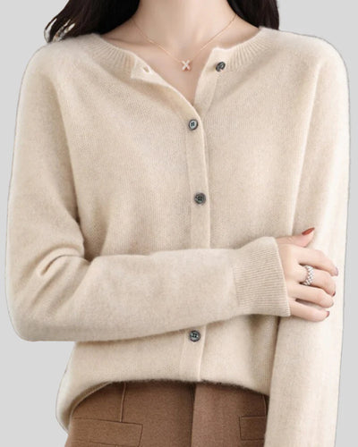 Lena - Gestrickter Wollpullover