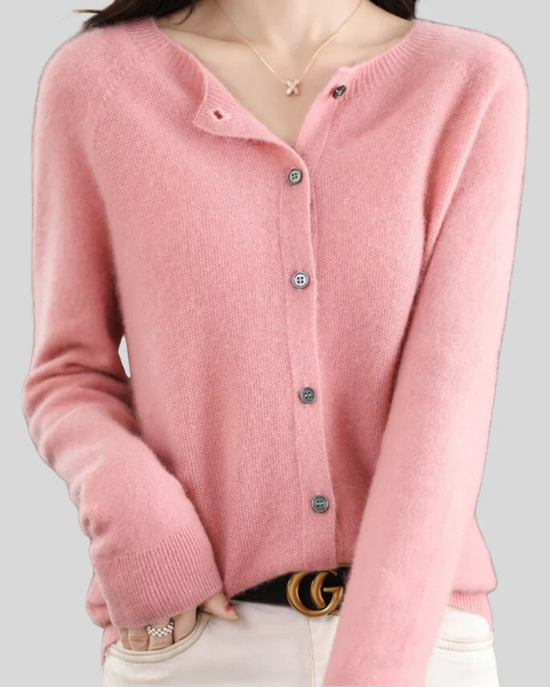 Lena - Gestrickter Wollpullover