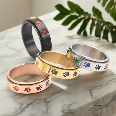 SPINNEREI STRESSABBAU PFOTE RING