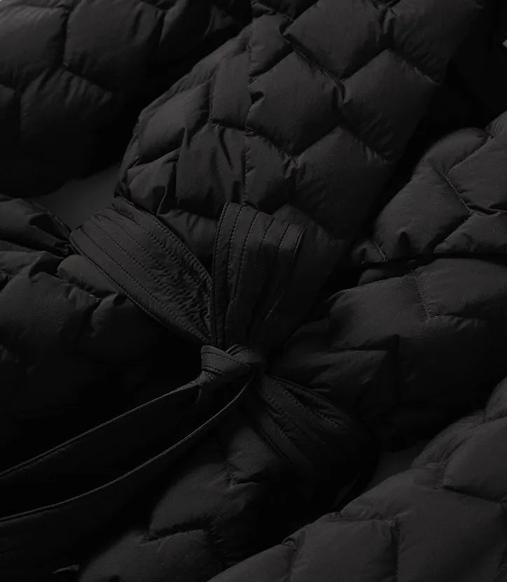Ursula - Gesteppte Wickeljacke