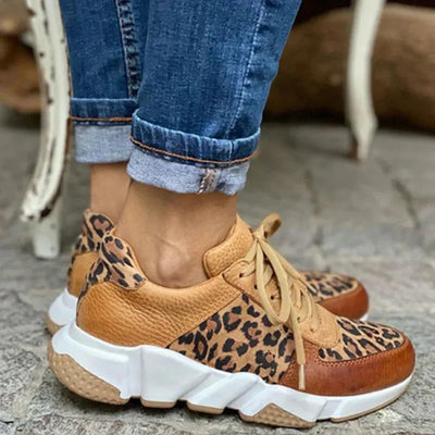 Femke™ | Bequeme Leoparden-Sneakers
