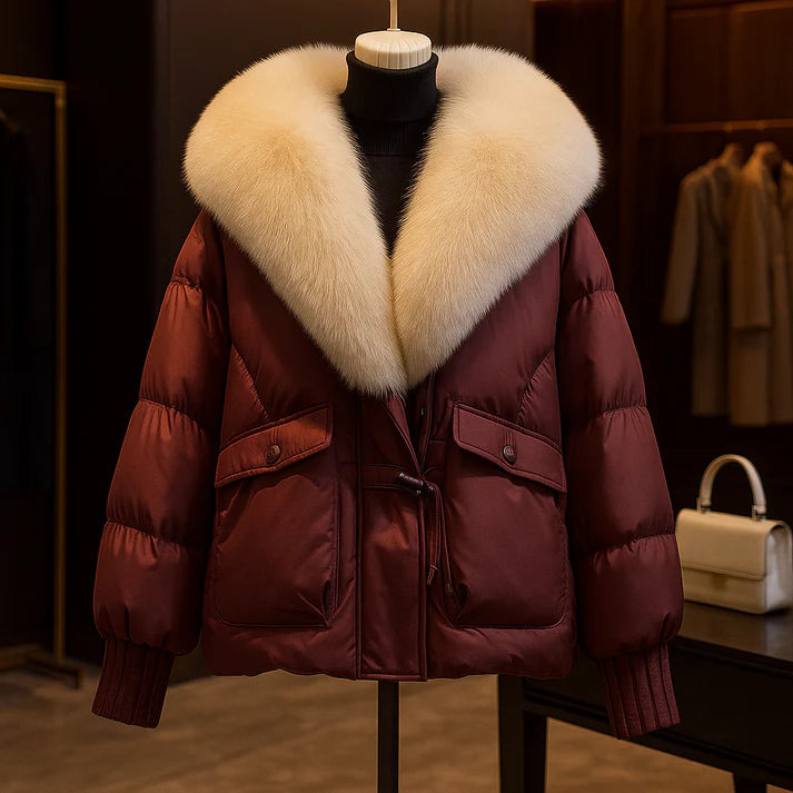 Mirjam - Winterparka mit Fell