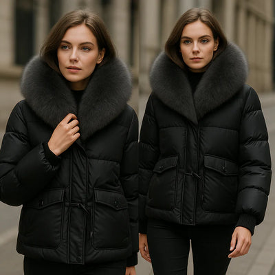 Mirjam - Winterparka mit Fell