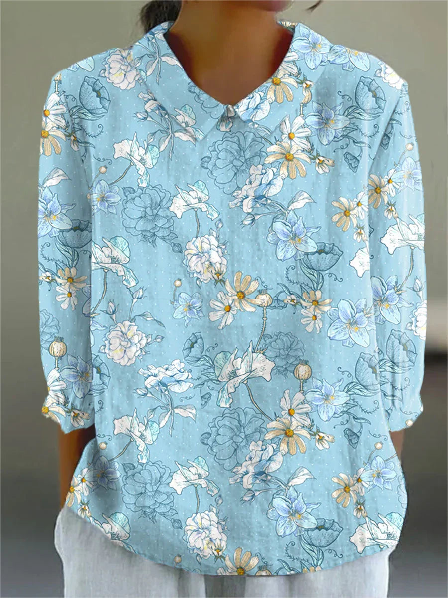 Elle | Vintage Bunte Bluse