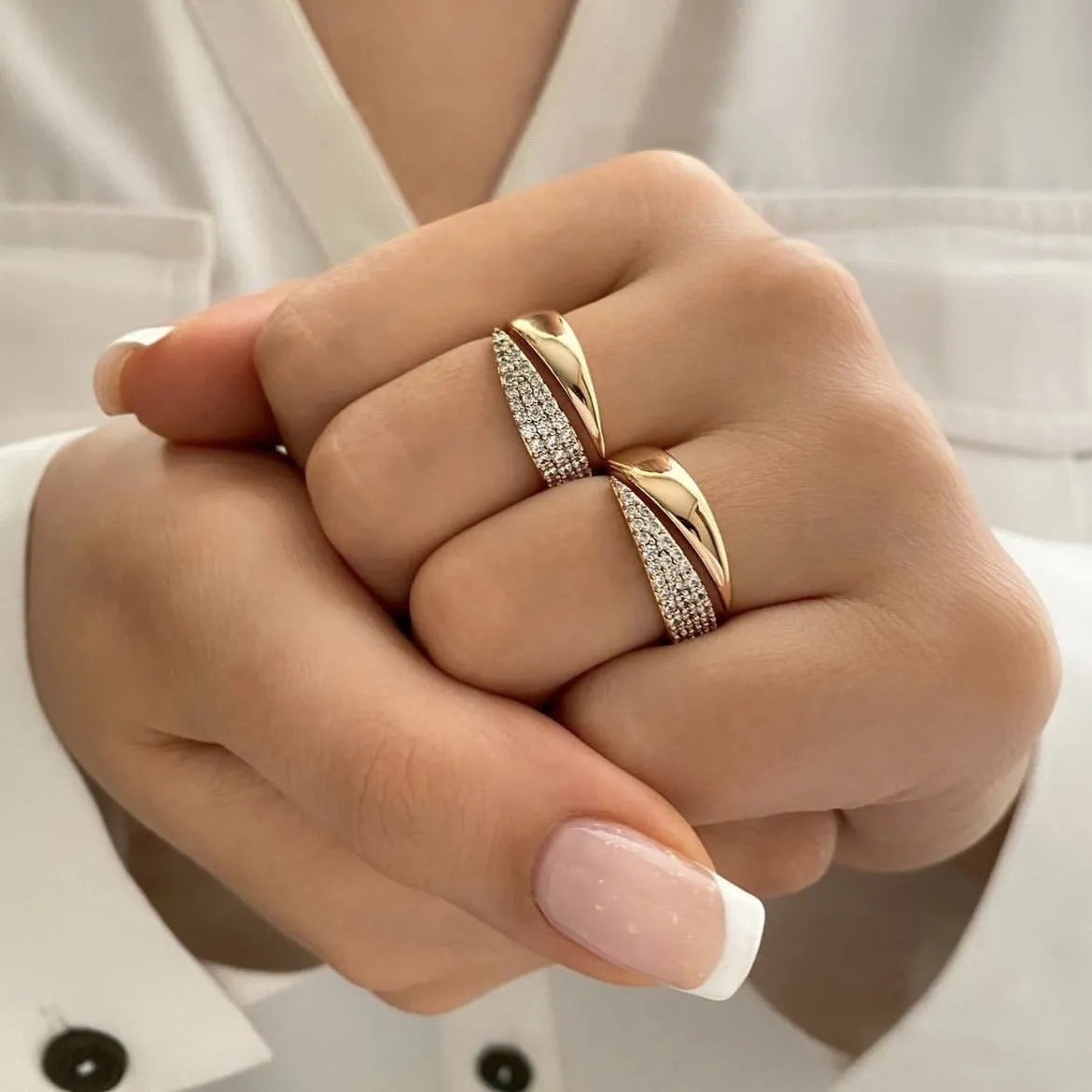 Elegance Haven Ring | Gemeinsam gegen Brustkrebs [1 + 1 GRATIS]