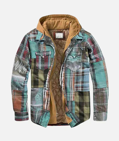 Alain™ | Patchwork-Karo-Jacke