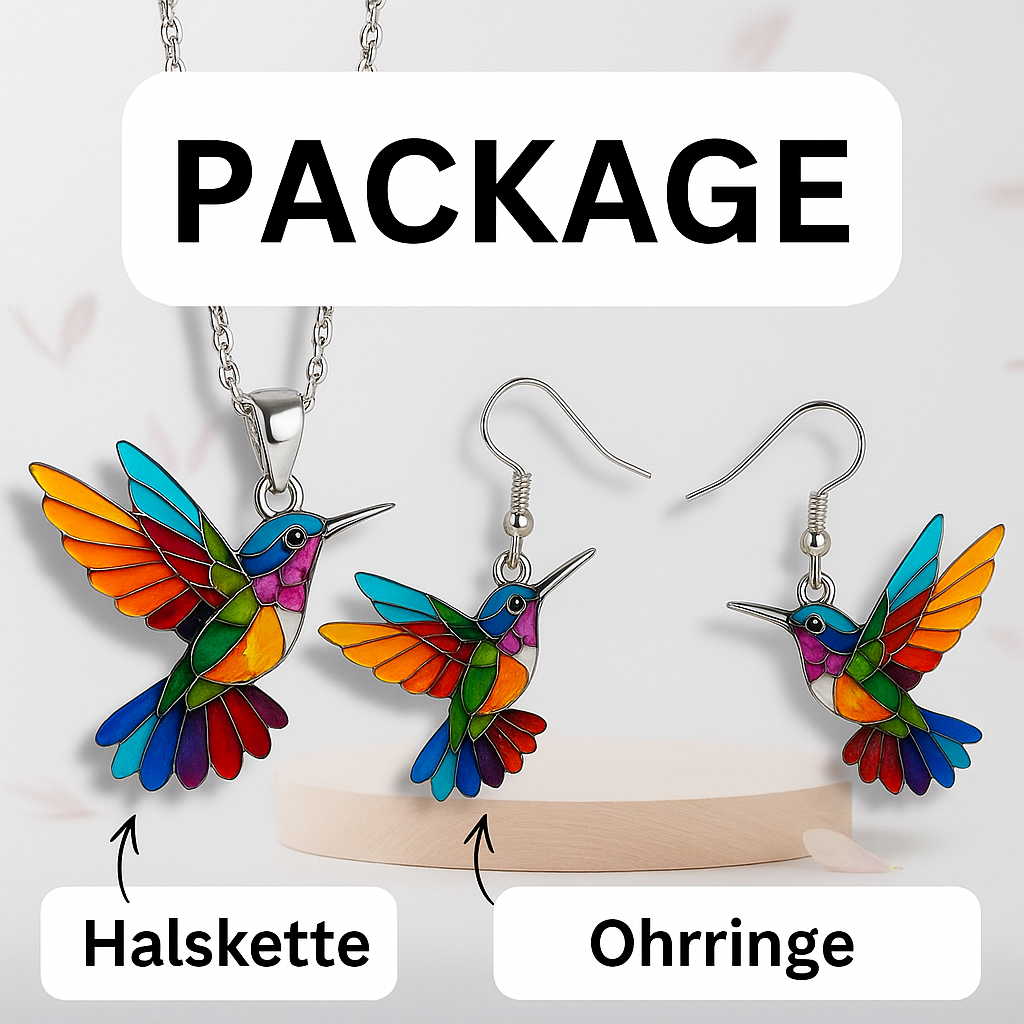 Samantha – Elegante Kolibri-Halskette