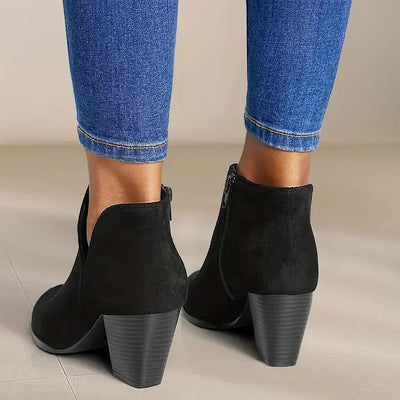 ALEXE™ | DAMEN STIEFELETTEN MIT DICKEM ABSATZ