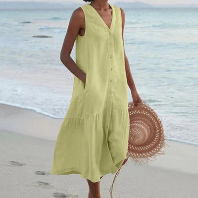 Celi – Stilvolles Sommerkleid mit Bauchbedeckung