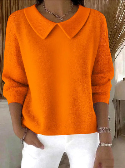 Flurina - Eleganter V-Ausschnitt-Sweater