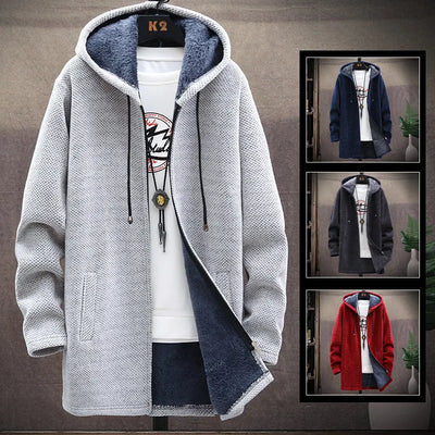 Martin - Plüsch-Strickjacke für Herren