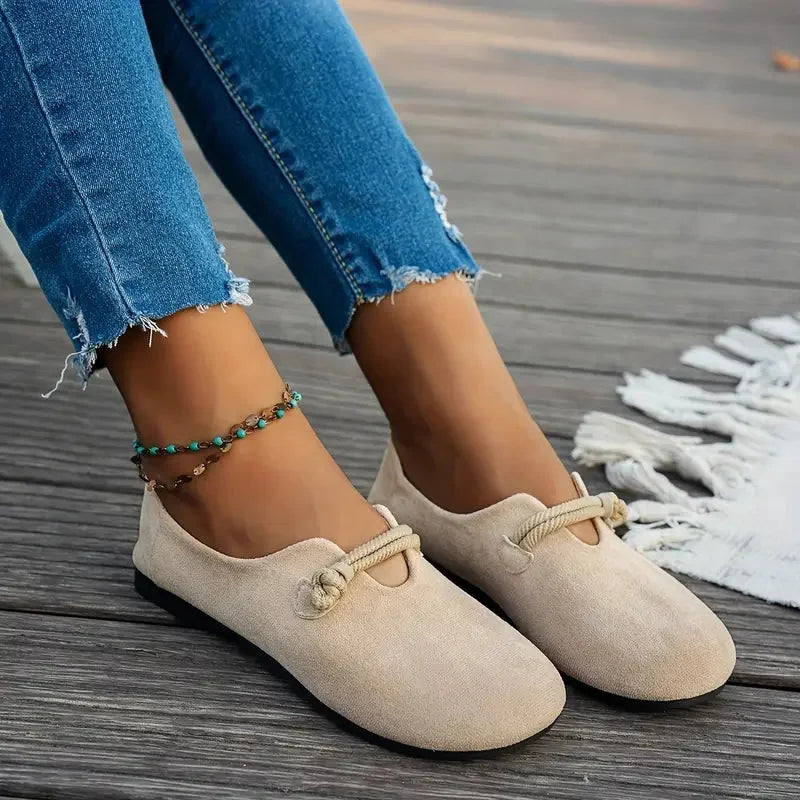 Lara - Damen Slip-on Bequeme Flache Schuhe