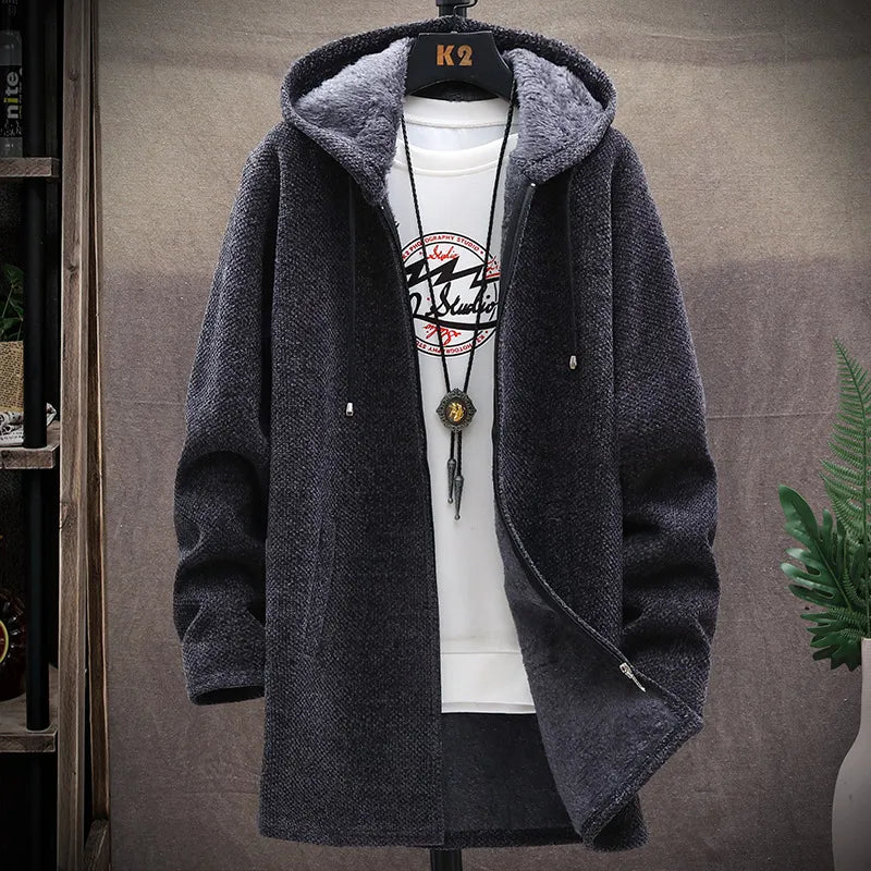 Martin - Plüsch-Strickjacke für Herren