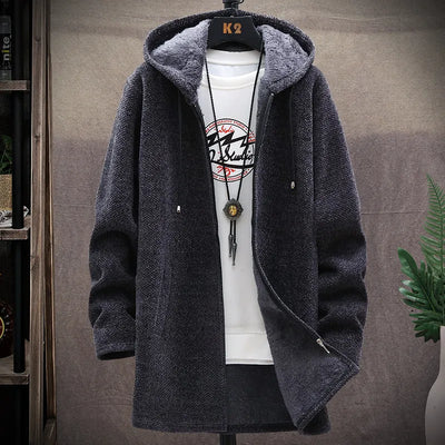 Martin - Plüsch-Strickjacke für Herren