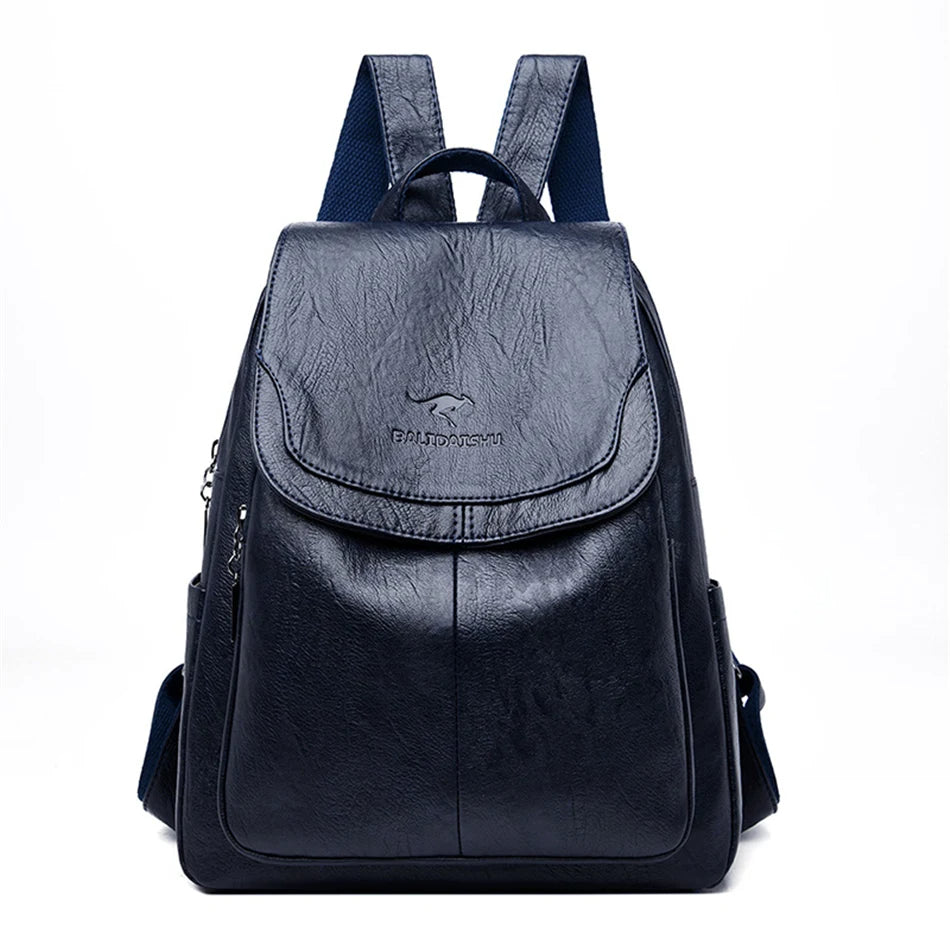 Olivia - Sicherer Lederrucksack