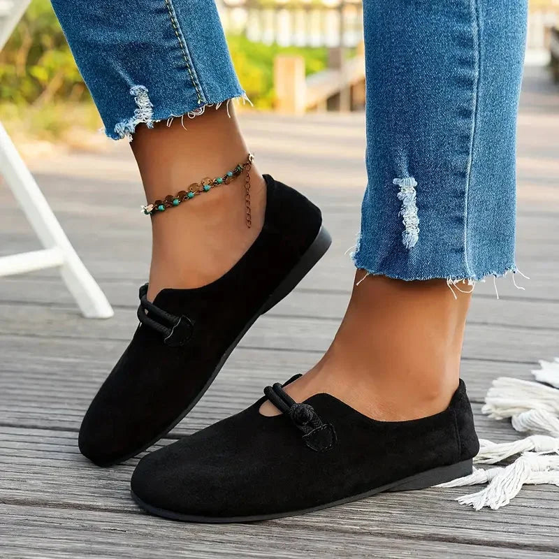 Lara - Damen Slip-on Bequeme Flache Schuhe
