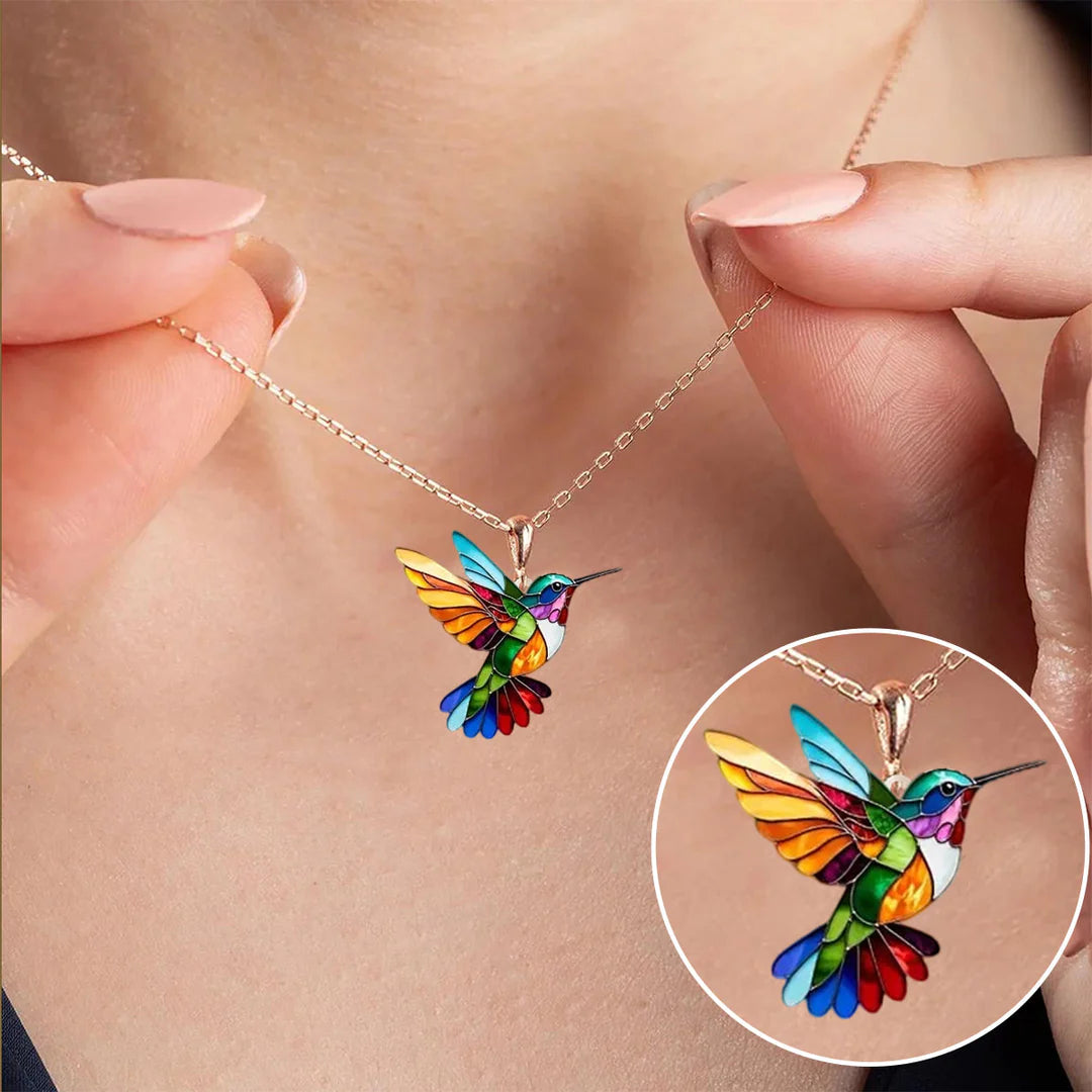 Samantha – Elegante Kolibri-Halskette