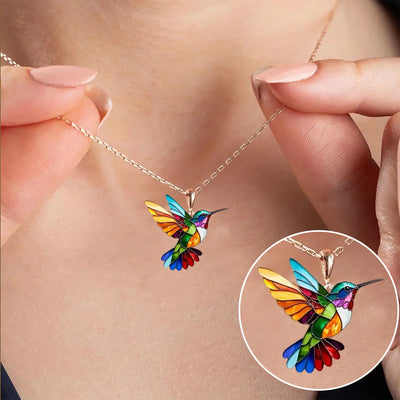 Samantha – Elegante Kolibri-Halskette