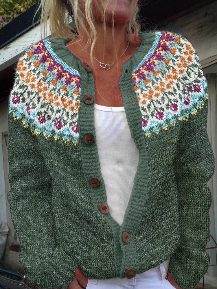 Kimberly | Retro Strickjacke