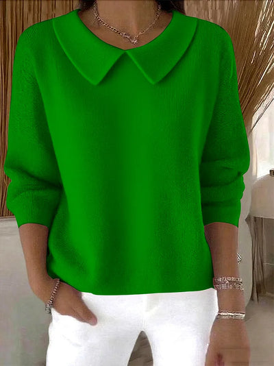 Flurina - Eleganter V-Ausschnitt-Sweater