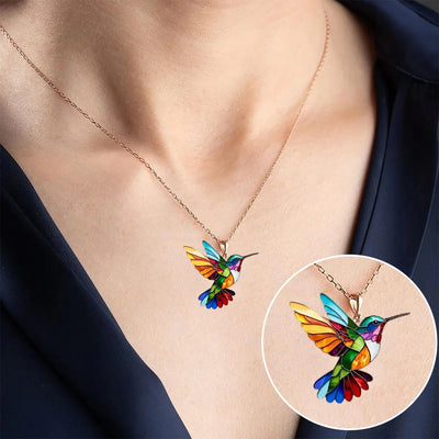 Samantha – Elegante Kolibri-Halskette