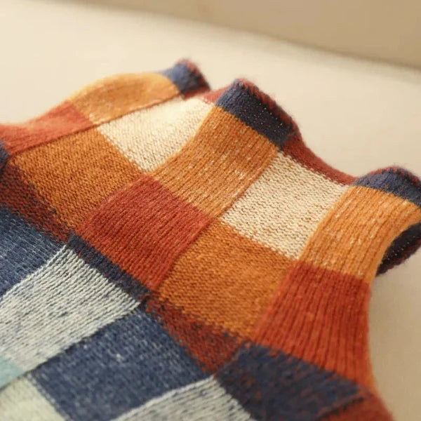 Emma Karierter Pullover