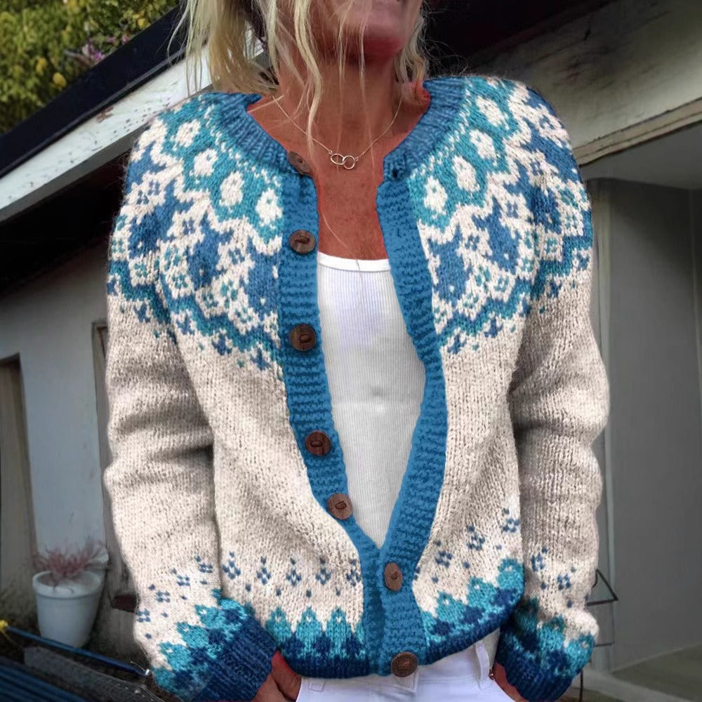 Grace | Retro Strickjacke