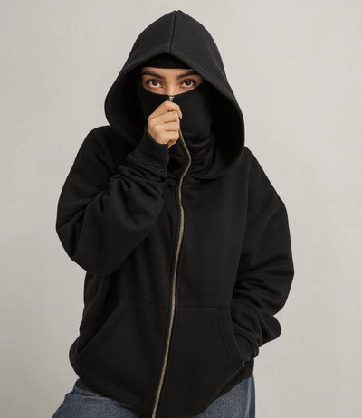 Ninja - Einzigartiger Hoodie mit Doppellage (Unisex)