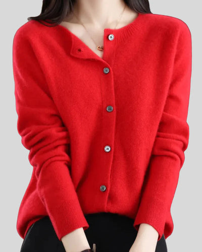 Lena - Gestrickter Wollpullover