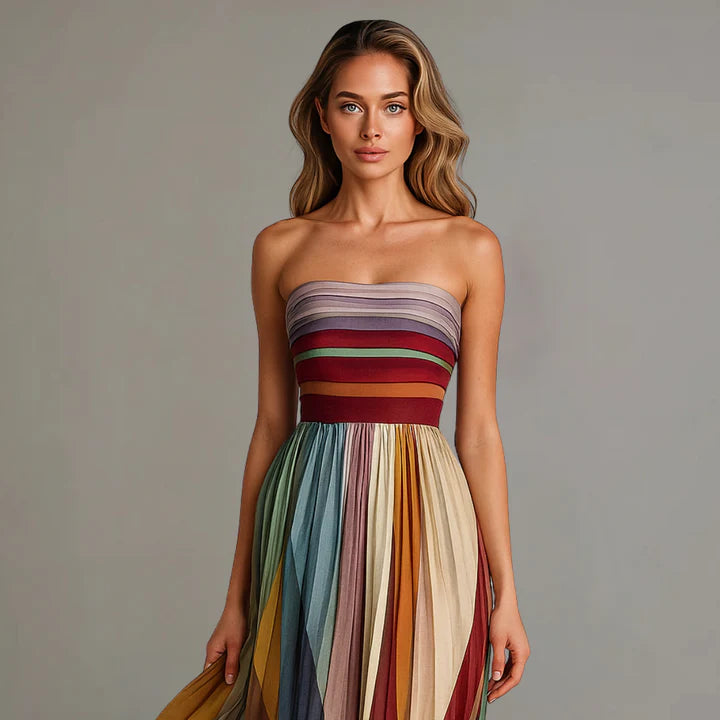 Fiorella™ | Buntes ärmelloses Kleid