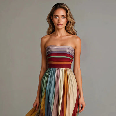 Fiorella™ | Buntes ärmelloses Kleid