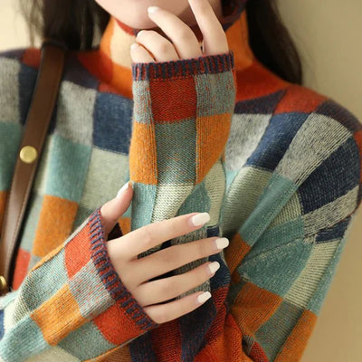 Emma Karierter Pullover