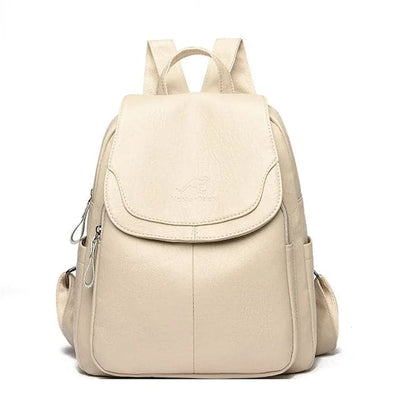 Olivia - Sicherer Lederrucksack