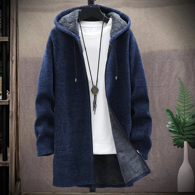 Martin - Plüsch-Strickjacke für Herren