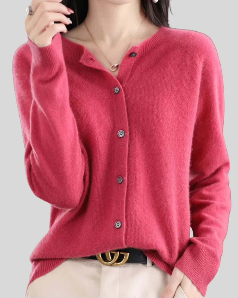 Lena - Gestrickter Wollpullover