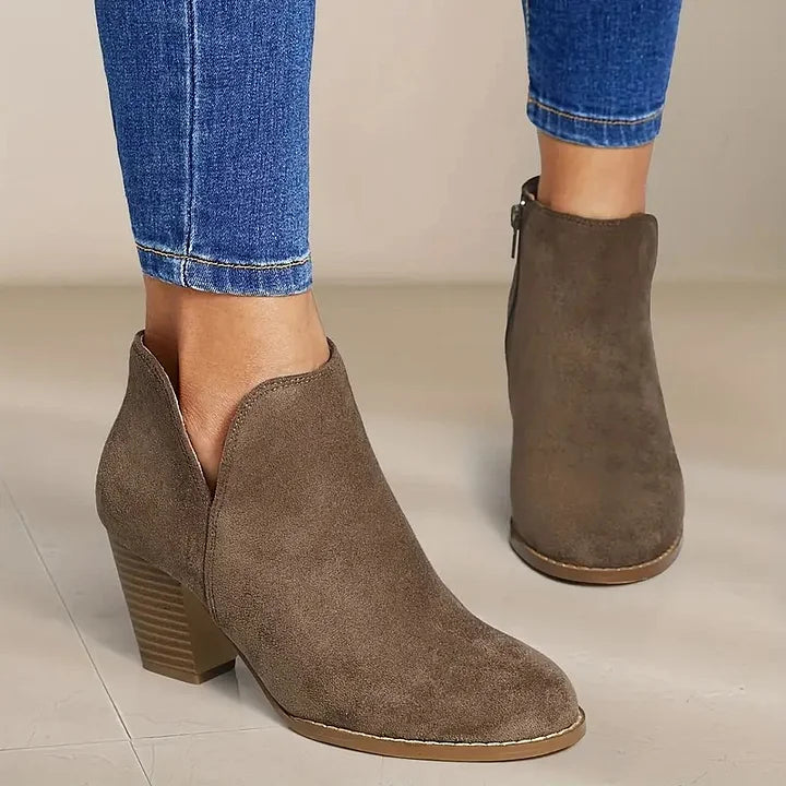 ALEXE™ | DAMEN STIEFELETTEN MIT DICKEM ABSATZ
