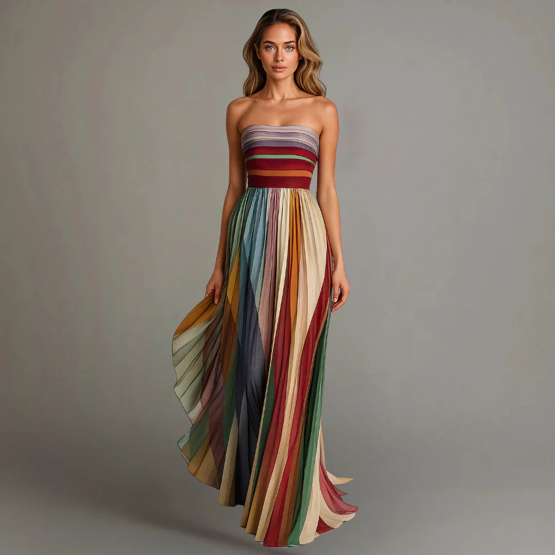 Fiorella™ | Buntes ärmelloses Kleid