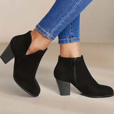 ALEXE™ | DAMEN STIEFELETTEN MIT DICKEM ABSATZ