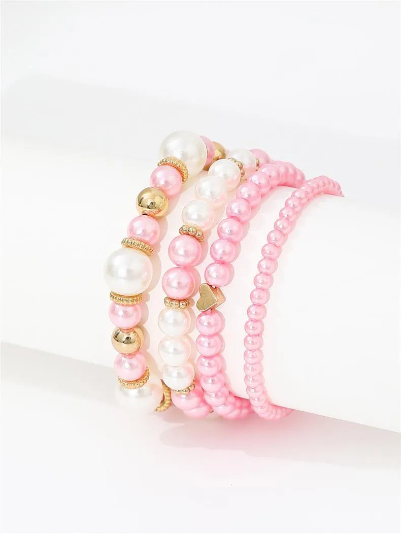 Perlen-Harmonie-Armbänder | Gemeinsam gegen Brustkrebs (1+1 GRATIS)