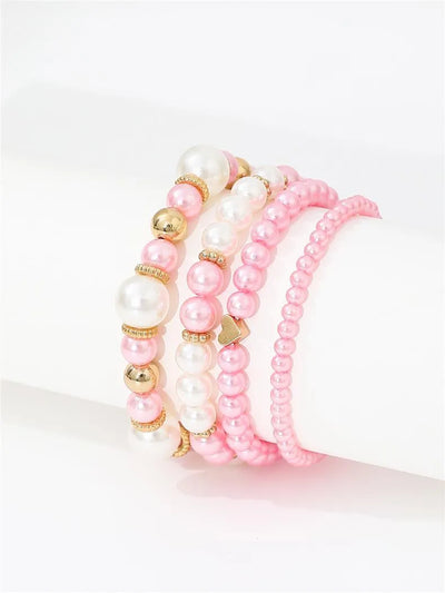 Perlen-Harmonie-Armbänder | Gemeinsam gegen Brustkrebs (1+1 GRATIS)