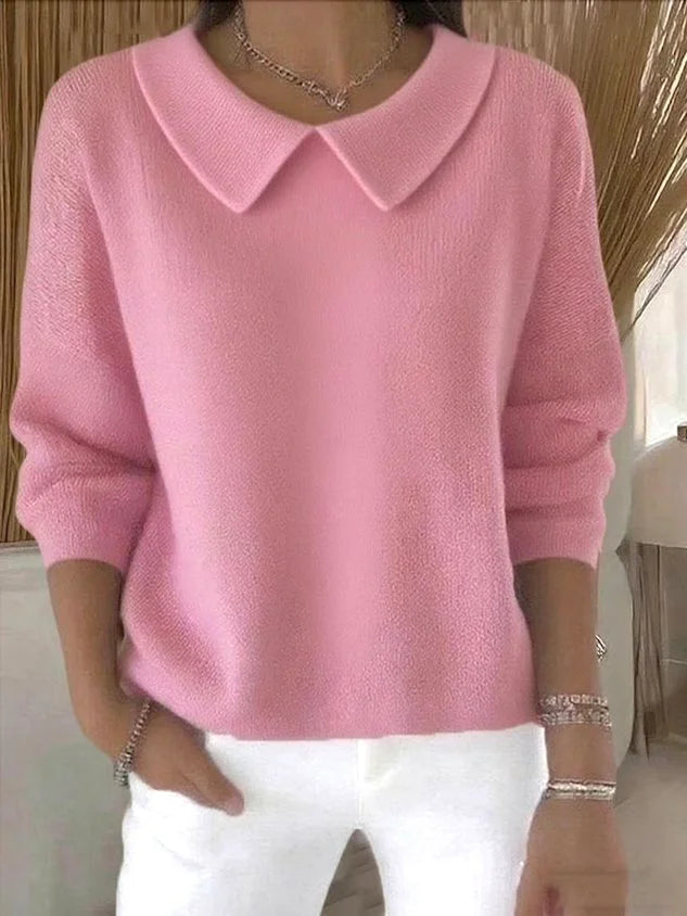 Flurina - Eleganter V-Ausschnitt-Sweater