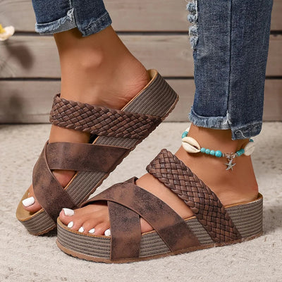 Abigail™ – Sommersandalen mit Lederriemen
