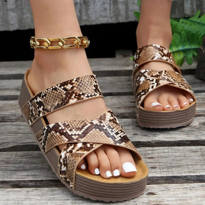 Abigail™ – Sommersandalen mit Lederriemen