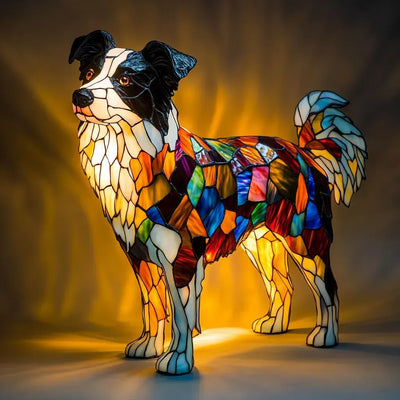 Leuchthund - handgefertigte Lampe, die Herzen erstrahlen lässt