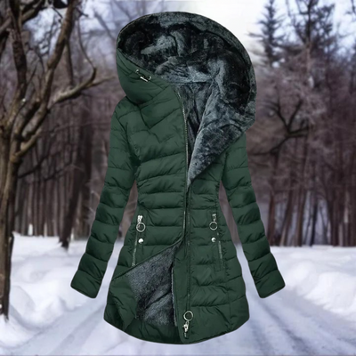 Senna - Eleganter Plüschmantel für Damen