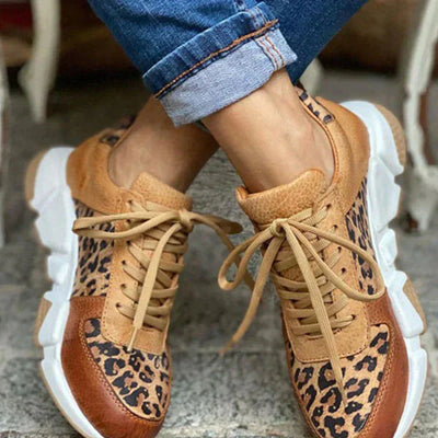 Femke™ | Bequeme Leoparden-Sneakers