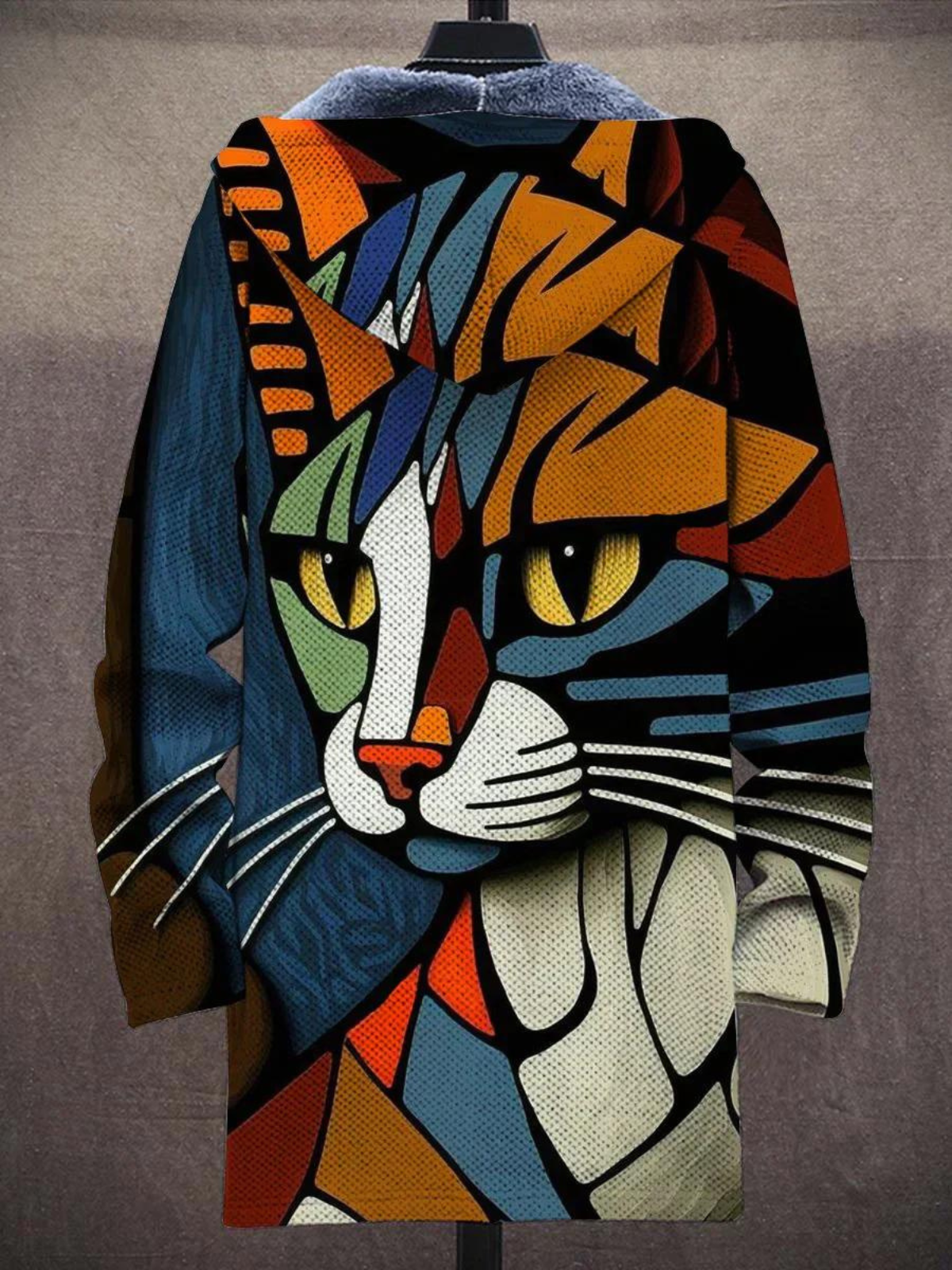Jindalee | Luxuriöse, von der Kunst inspirierte Strickjacke